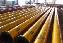 Steel lining ultra-high molecular weight polyethylene pipe